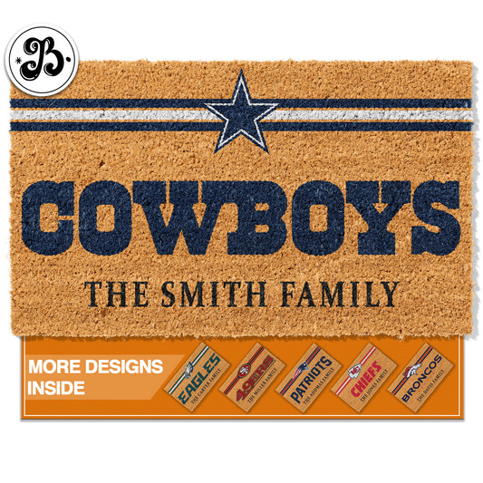 Game Day Family Mats - Personalized