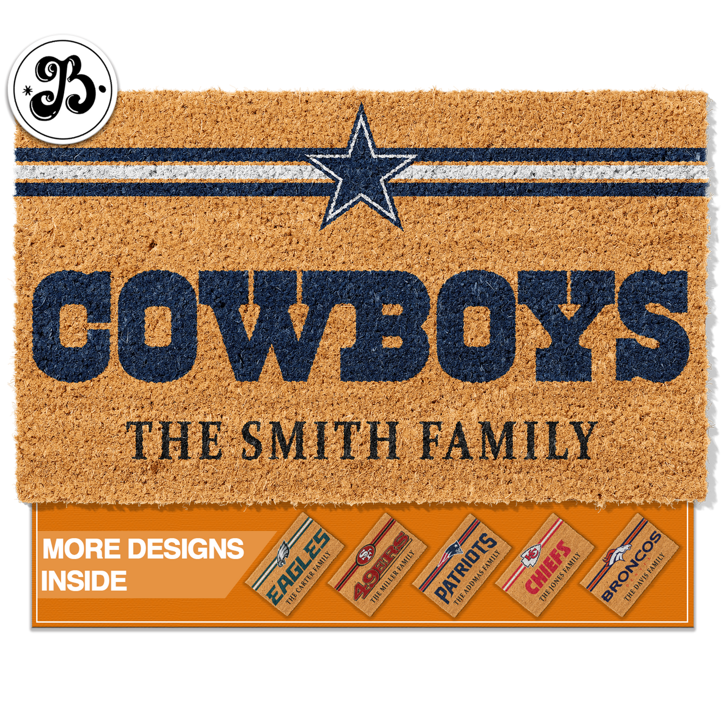 Game Day Family Mats - Personalized