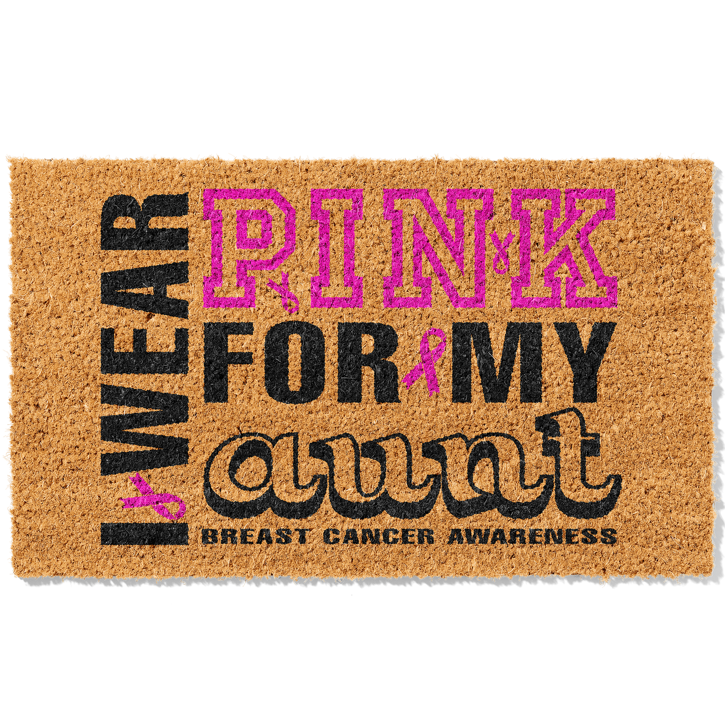 Wear Pink For Them Mats - Personalized