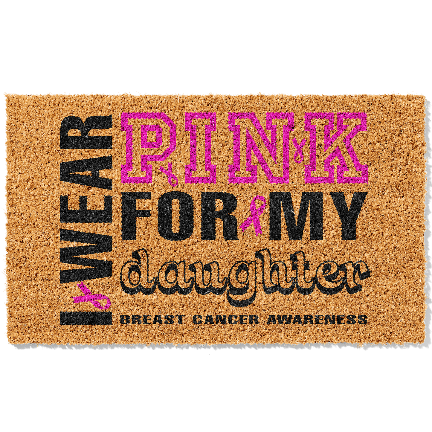 Wear Pink For Them Mats - Personalized