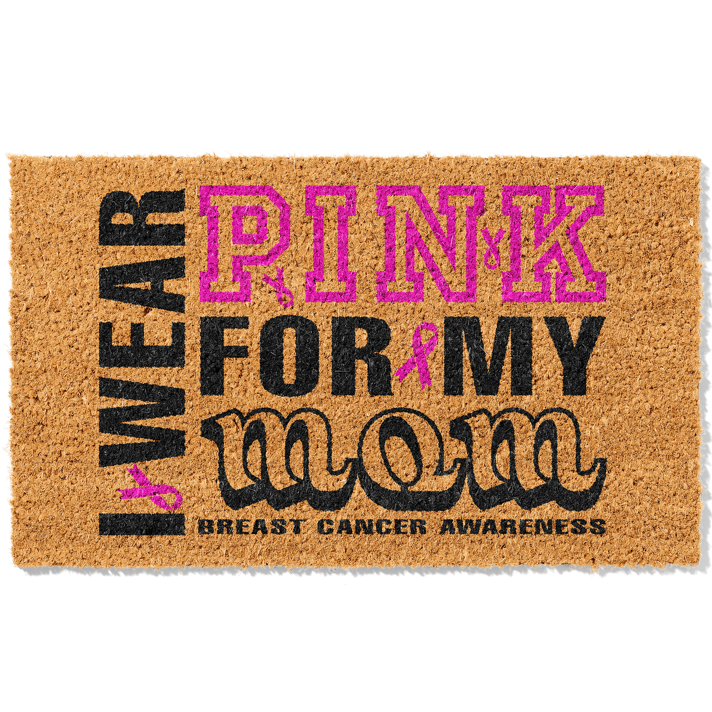 Wear Pink For Them Mats - Personalized